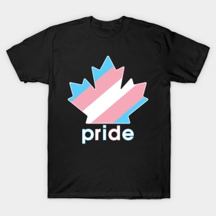 Trans Pride Maple Leaf T-Shirt